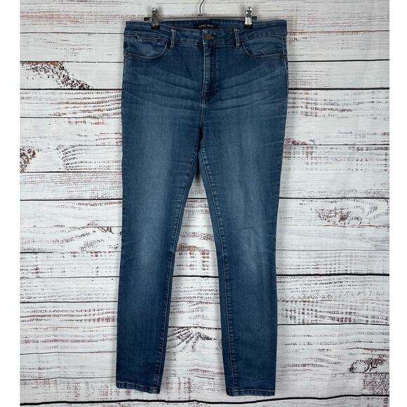 Ivanka Trump jeans size 12 high rise business causal stretch denim jeans - Picture 1 of 5